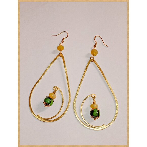 Beautiful Large Teardrop Findings Silver or Gold Plated - Picture 9 of 9